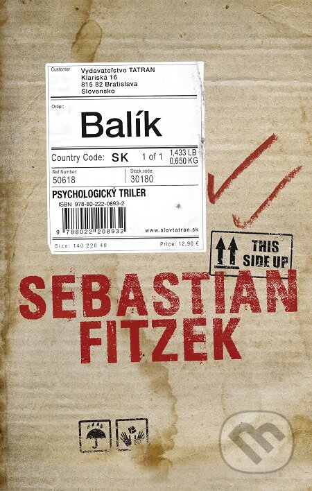 E-kniha: Balík (Sebastian Fitzek). Tatran, 2017 E-kniha: Balík (Sebastian Fitzek). Tatran, 2017