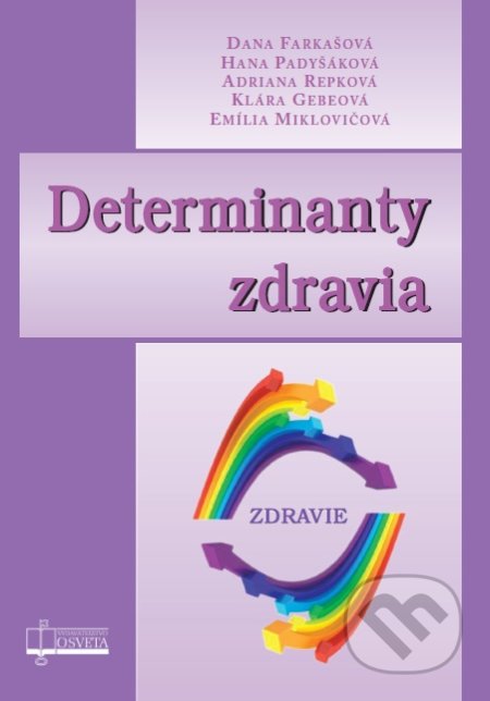 Kniha: Determinanty zdravia (Adriana Repková, Dana Farkašová, Emília Miklovičová, Hana Padyšáková a Klára Gebeová). Osveta, 2018 Kniha: Determinanty zdravia (Adriana Repková, Dana Farkašová, Emília Miklovičová, Hana Padyšáková a Klára Gebeová). Osveta, 2018