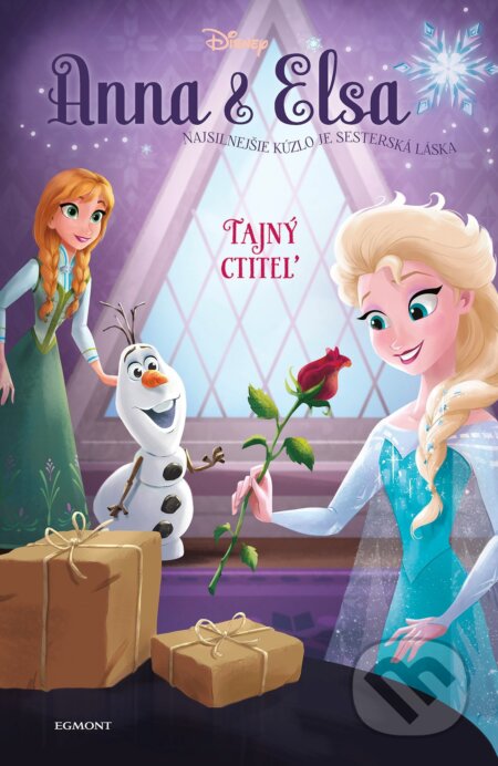 Kniha: Anna a Elsa: Tajný ctiteľ (Erica David). Egmont SK, 2018 Kniha: Anna a Elsa: Tajný ctiteľ (Erica David). Egmont SK, 2018