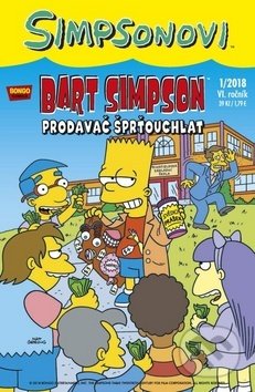Kniha: Bart Simpson: Prodavač šprťouchlat (Matt Groening). Crew, 2018 Kniha: Bart Simpson: Prodavač šprťouchlat (Matt Groening). Crew, 2018