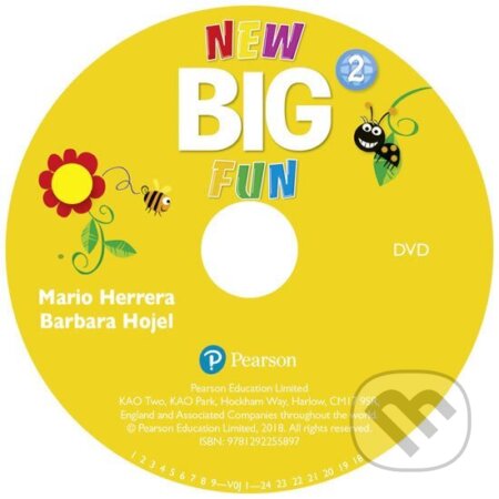 Kniha: New Big Fun 2 DVD (Barbara Hojel). Pearson, 2019 Kniha: New Big Fun 2 DVD (Barbara Hojel). Pearson, 2019