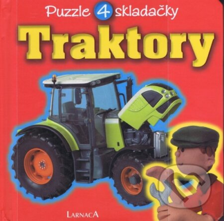 Kniha: Traktory - puzzle 4 skladačky (neuvedený autor). Viktoria Print, 2014 Kniha: Traktory - puzzle 4 skladačky (neuvedený autor). Viktoria Print, 2014