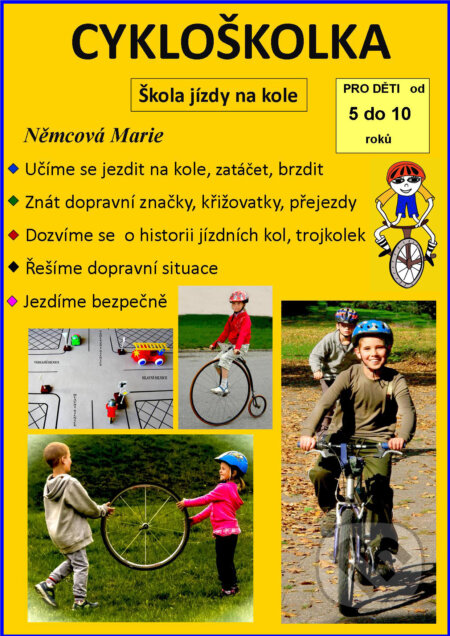 E-kniha: Cykloškolka Škola jízdy na kole (Marie Němcová). Marie Němcová E-kniha: Cykloškolka Škola jízdy na kole (Marie Němcová). Marie Němcová