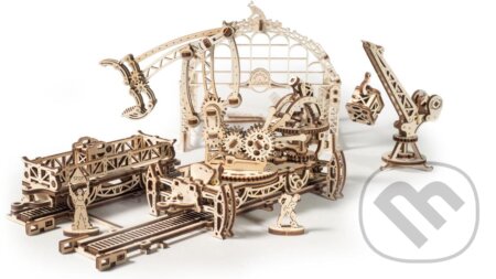 Spoločenská hra: Železničný žeriav - prekladisko (UGEARS). UGEARS, 2018 Spoločenská hra: Železničný žeriav - prekladisko (UGEARS). UGEARS, 2018
