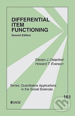 Kniha: Differential Item Functioning (Steven J. Osterlind). Sage Publications, 2009 Kniha: Differential Item Functioning (Steven J. Osterlind). Sage Publications, 2009