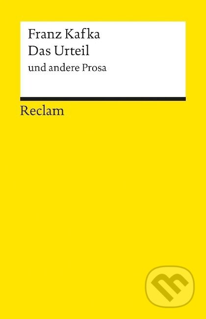 Kniha: Das Urteil und andere Prosa (Michael Muller). , 1995 Kniha: Das Urteil und andere Prosa (Michael Muller). , 1995