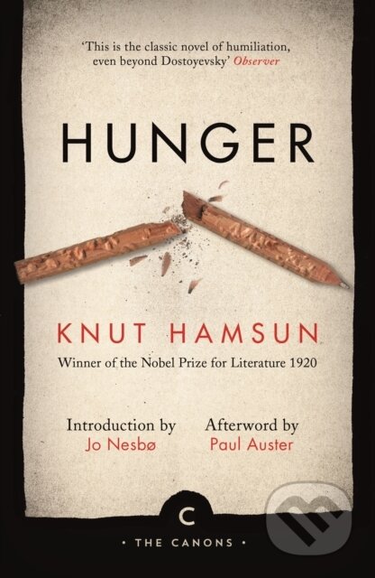 Kniha: Hunger (Knut Hamsun). Canongate Books, 2016 Kniha: Hunger (Knut Hamsun). Canongate Books, 2016