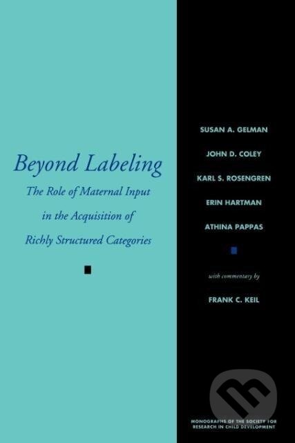 Kniha: Beyond Labeling (Gelman). John Wiley & Sons, 1899 Kniha: Beyond Labeling (Gelman). John Wiley & Sons, 1899