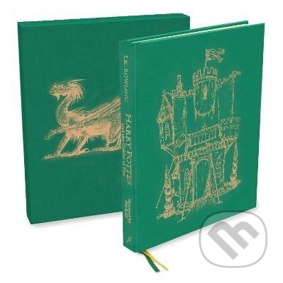 Kniha: Harry Potter and the Goblet of Fire: Deluxe Illustrated Slipcase Edition (Kathleen Joanne Rowlingová). Bloomsbury, 2019 Kniha: Harry Potter and the Goblet of Fire: Deluxe Illustrated Slipcase Edition (Kathleen Joanne Rowlingová). Bloomsbury, 2019