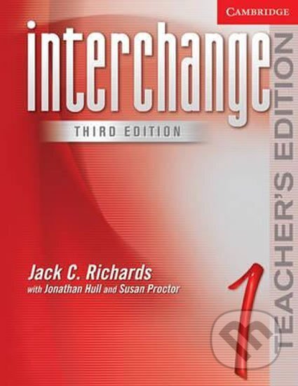 Kniha: Interchange 1 Teacher´s Edition, 3rd edition (C. Jack Richards). Cambridge University Press, 2004 Kniha: Interchange 1 Teacher´s Edition, 3rd edition (C. Jack Richards). Cambridge University Press, 2004