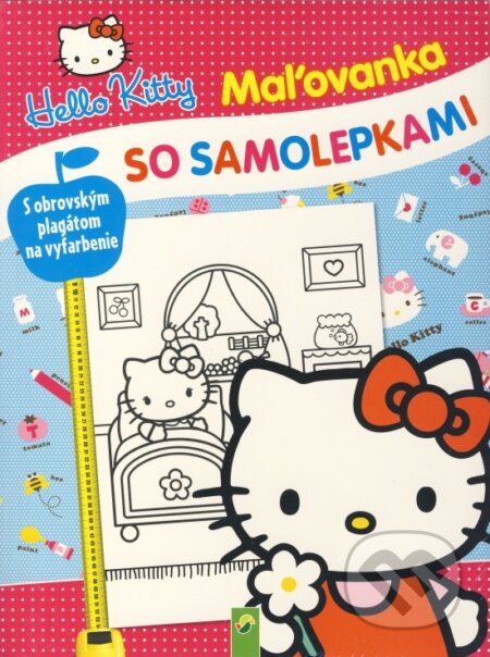 Kniha: Hello Kitty - Maľovanka so samolepkami (neuvedený autor). Schwager & Steinlein Verlag, 2016 Kniha: Hello Kitty - Maľovanka so samolepkami (neuvedený autor). Schwager & Steinlein Verlag, 2016
