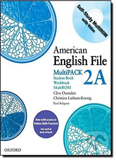 Kniha: American English File 2 Student´s Book + Workbook Multipack A with Online Skills Practice Pack (Clive Oxenden, Christina Latham-Koenig a Paul Selingson). Oxford University Press, 2011 Kniha: American English File 2 Student´s Book + Workbook Multipack A with Online Skills Practice Pack (Clive Oxenden, Christina Latham-Koenig a Paul Selingson). Oxford University Press, 2011