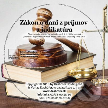 Zákon o dani z príjmov a judikatúra (USB) (Verlag Dashöfer). Verlag Dashöfer Zákon o dani z príjmov a judikatúra (USB) (Verlag Dashöfer). Verlag Dashöfer