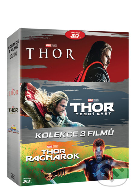 Film: Thor 3D kolekce 1-3 (Alan Taylor, Kenneth Branagh a Taika Waititi) (Blu-ray3D). Magicbox, 2018 Film: Thor 3D kolekce 1-3 (Alan Taylor, Kenneth Branagh a Taika Waititi) (Blu-ray3D). Magicbox, 2018