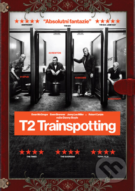 Film: T2 Trainspotting (Danny Boyle) (DVD). Bonton Film, 2018 Film: T2 Trainspotting (Danny Boyle) (DVD). Bonton Film, 2018