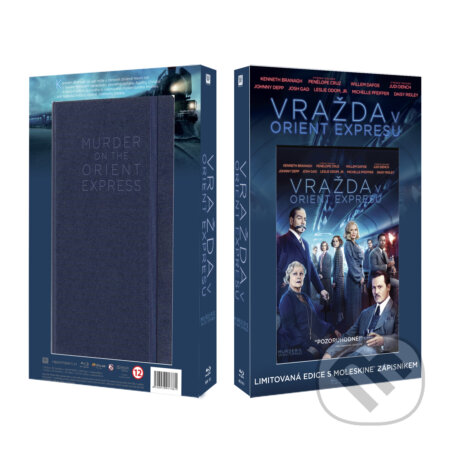 Film: Vražda v Orient expresu Limitovaná edice moleskine (Sidney Lumet a Kenneth Branagh) (Blu-ray). Bonton Film, 2018 Film: Vražda v Orient expresu Limitovaná edice moleskine (Sidney Lumet a Kenneth Branagh) (Blu-ray). Bonton Film, 2018