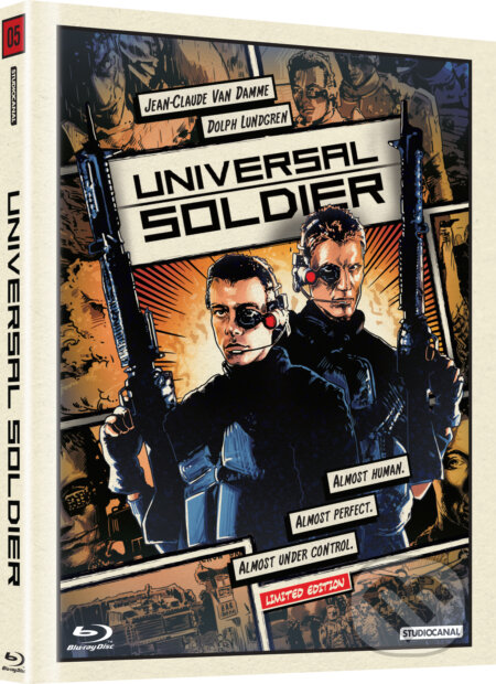 Film: Univerzální voják Digibook (Mic Rodgers a Roland Emmerich) (Steelbook). Bonton Film, 2018 Film: Univerzální voják Digibook (Mic Rodgers a Roland Emmerich) (Steelbook). Bonton Film, 2018