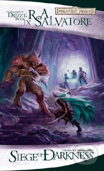 Kniha: Siege of Darkness: The Legend of Drizzt, Book IX (A. R. Salvatore). Wizards of The Coast, 2008 Kniha: Siege of Darkness: The Legend of Drizzt, Book IX (A. R. Salvatore). Wizards of The Coast, 2008