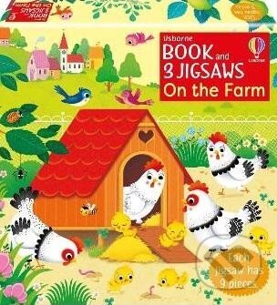 Kniha: Usborne Book and 3 Jigsaws: On the Farm (Sam Taplin). Usborne, 2024 Kniha: Usborne Book and 3 Jigsaws: On the Farm (Sam Taplin). Usborne, 2024