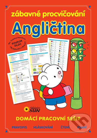 Kniha: Zábavné procvičovaní angličtina - domácí PS (Pravopis, Hláskování, Čtení, Psaní) (neuvedený autor). SUN, 2013 Kniha: Zábavné procvičovaní angličtina - domácí PS (Pravopis, Hláskování, Čtení, Psaní) (neuvedený autor). SUN, 2013