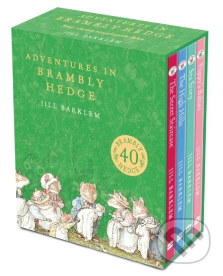 Kniha: Adventures in Brambly Hedge (Jill Barklem). HarperCollins, 2014 Kniha: Adventures in Brambly Hedge (Jill Barklem). HarperCollins, 2014