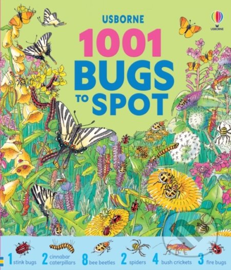 Kniha: 1001 Bugs to Spot (Emma Helbrough). Usborne, 2025 Kniha: 1001 Bugs to Spot (Emma Helbrough). Usborne, 2025