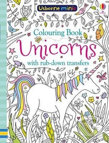 Kniha: Colouring Book Unicorns with Rub-Down Transfers (Sam Smith). Usborne, 2018 Kniha: Colouring Book Unicorns with Rub-Down Transfers (Sam Smith). Usborne, 2018