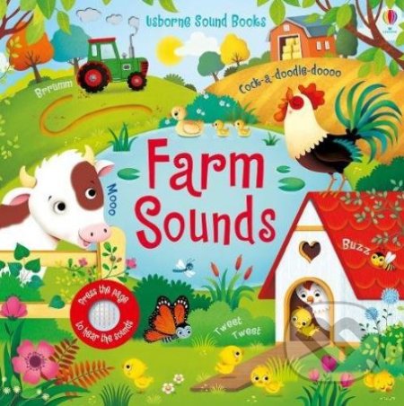 Kniha: Farm Sounds (Sam Taplin). Usborne, 2018 Kniha: Farm Sounds (Sam Taplin). Usborne, 2018