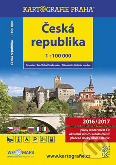Kniha: Česká republika - autoatlas 1:100 000 (Kartografie Praha). Kartografie Praha Kniha: Česká republika - autoatlas 1:100 000 (Kartografie Praha). Kartografie Praha