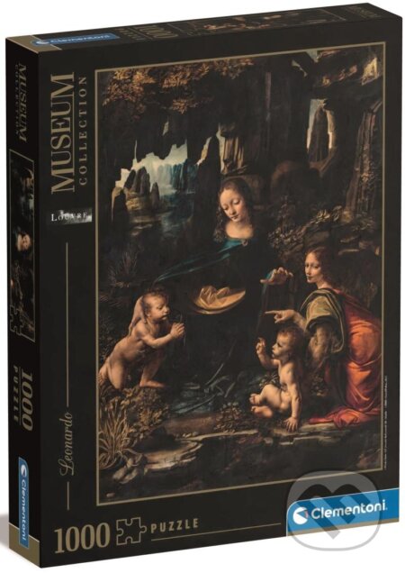 Puzzle: Puzzle Leonardo da Vinci: Madona ve skalách (Clementoni). Clementoni, 2025 Puzzle: Puzzle Leonardo da Vinci: Madona ve skalách (Clementoni). Clementoni, 2025