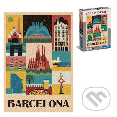 Puzzle: Puzzle Style in the City: Barcelona (Clementoni). Clementoni, 2025 Puzzle: Puzzle Style in the City: Barcelona (Clementoni). Clementoni, 2025
