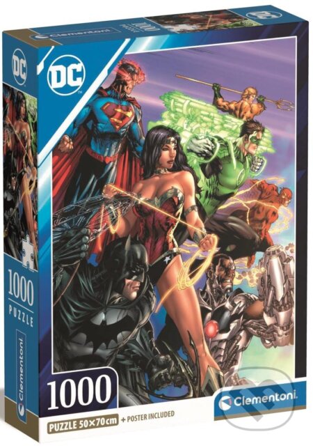 Puzzle: Puzzle DC Comics: Liga spravedlnosti (Clementoni). Clementoni, 2025 Puzzle: Puzzle DC Comics: Liga spravedlnosti (Clementoni). Clementoni, 2025