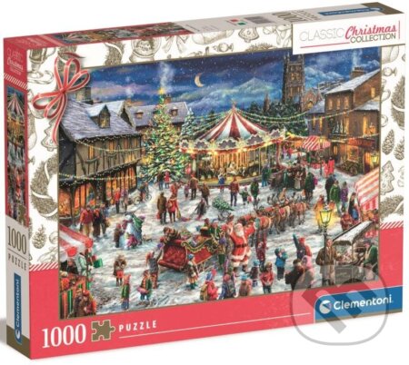 Puzzle: Puzzle Vánoční trhy (Clementoni). Clementoni, 2025 Puzzle: Puzzle Vánoční trhy (Clementoni). Clementoni, 2025