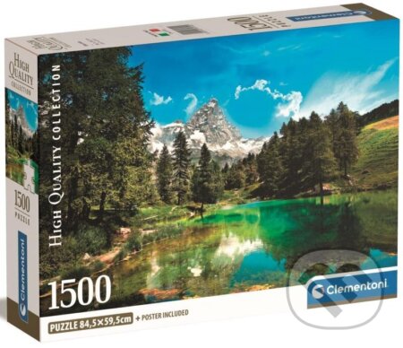 Puzzle: Puzzle Modré jezero (Clementoni). Clementoni, 2025 Puzzle: Puzzle Modré jezero (Clementoni). Clementoni, 2025