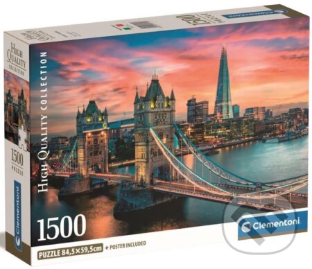 Puzzle: Puzzle Londýnský soumrak (Clementoni). Clementoni, 2025 Puzzle: Puzzle Londýnský soumrak (Clementoni). Clementoni, 2025