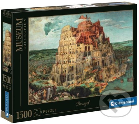 Puzzle: Puzzle Bruegel: Babylonská věž (Clementoni). Clementoni, 2025 Puzzle: Puzzle Bruegel: Babylonská věž (Clementoni). Clementoni, 2025