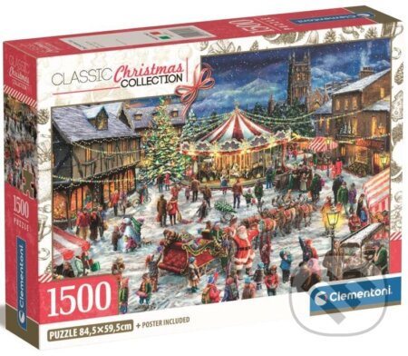 Puzzle: Puzzle Vánoční trhy (Clementoni). Clementoni, 2025 Puzzle: Puzzle Vánoční trhy (Clementoni). Clementoni, 2025