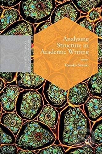 Kniha: Analysing Structure in Academic Writing (Tomoko Sawaki). Palgrave, 2016 Kniha: Analysing Structure in Academic Writing (Tomoko Sawaki). Palgrave, 2016