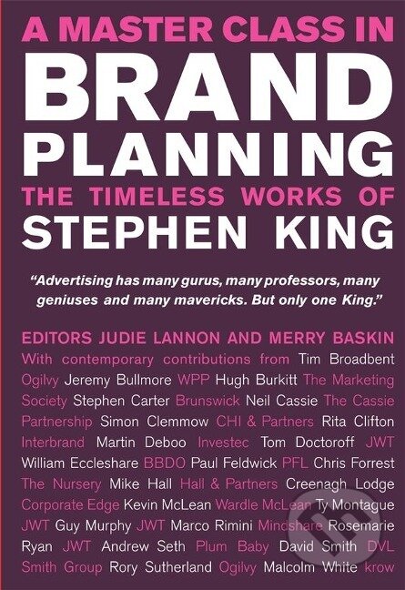 Kniha: Judie Lannon: Master Class in Brand Planning (Judie Lannon). Wiley, 2007 Kniha: Judie Lannon: Master Class in Brand Planning (Judie Lannon). Wiley, 2007