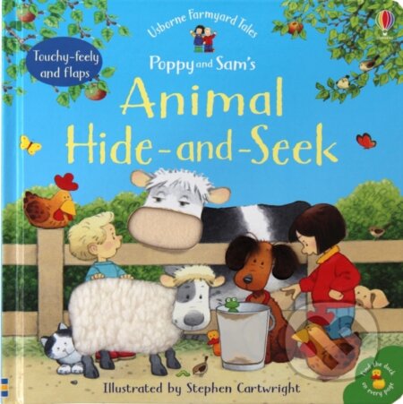Kniha: Poppy and Sam's Animal Hide-and-Seek (Jenny Tyler). Usborne, 2003 Kniha: Poppy and Sam's Animal Hide-and-Seek (Jenny Tyler). Usborne, 2003