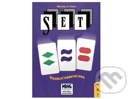Spoločenská hra: Set! (J. Marsha Falco). HRAS, 2025 Spoločenská hra: Set! (J. Marsha Falco). HRAS, 2025
