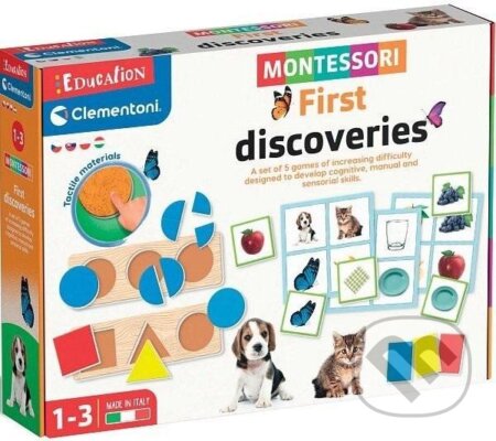 Společenská hra: Montessori: První objevy (Clementoni). Clementoni, 2025 Společenská hra: Montessori: První objevy (Clementoni). Clementoni, 2025