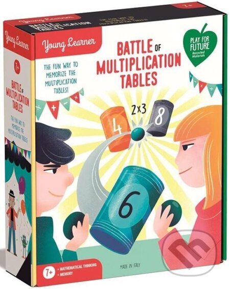 Spoločenská hra: Young Learner: Násobící tabulky (Clementoni). Clementoni, 2025 Spoločenská hra: Young Learner: Násobící tabulky (Clementoni). Clementoni, 2025