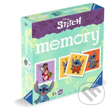 Společenská hra: Pexeso Disney: Stitch (Ravensburger). Ravensburger, 2025 Společenská hra: Pexeso Disney: Stitch (Ravensburger). Ravensburger, 2025