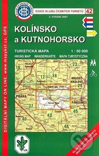 Kniha: KČT 42 - Kolínsko a Kutnohorsko (freytag&berndt). freytag&berndt, 2007 Kniha: KČT 42 - Kolínsko a Kutnohorsko (freytag&berndt). freytag&berndt, 2007
