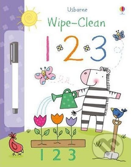 Kniha: Usborne Wipe-clean 1 2 3 (Felicity Brooks). Usborne, 2010 Kniha: Usborne Wipe-clean 1 2 3 (Felicity Brooks). Usborne, 2010