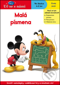 Kniha: Uč se s námi Malá písmena (Walt Disney). Egmont SK, 2013 Kniha: Uč se s námi Malá písmena (Walt Disney). Egmont SK, 2013
