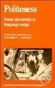 Kniha: Politeness (Penelope Brown). Cambridge University Press, 2018 Kniha: Politeness (Penelope Brown). Cambridge University Press, 2018