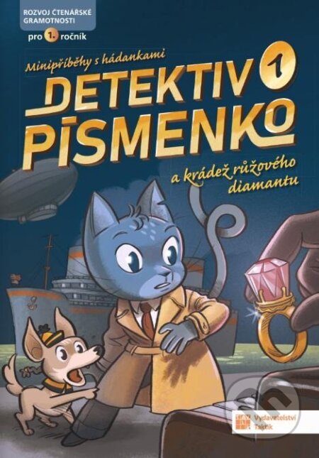 Kniha: Detektiv Písmenko 1 a krádež růžového diamantu (Taktik). Taktik, 2025 Kniha: Detektiv Písmenko 1 a krádež růžového diamantu (Taktik). Taktik, 2025