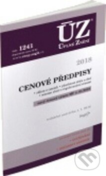 Kniha: ÚZ 1241 Cenové předpisy 2018 (Sagit). Sagit, 2018 Kniha: ÚZ 1241 Cenové předpisy 2018 (Sagit). Sagit, 2018